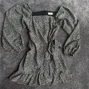 Altar’d State Black & White leopard print dress